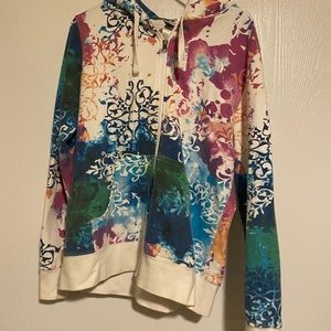 The North Face full zip hoodie. Sz large